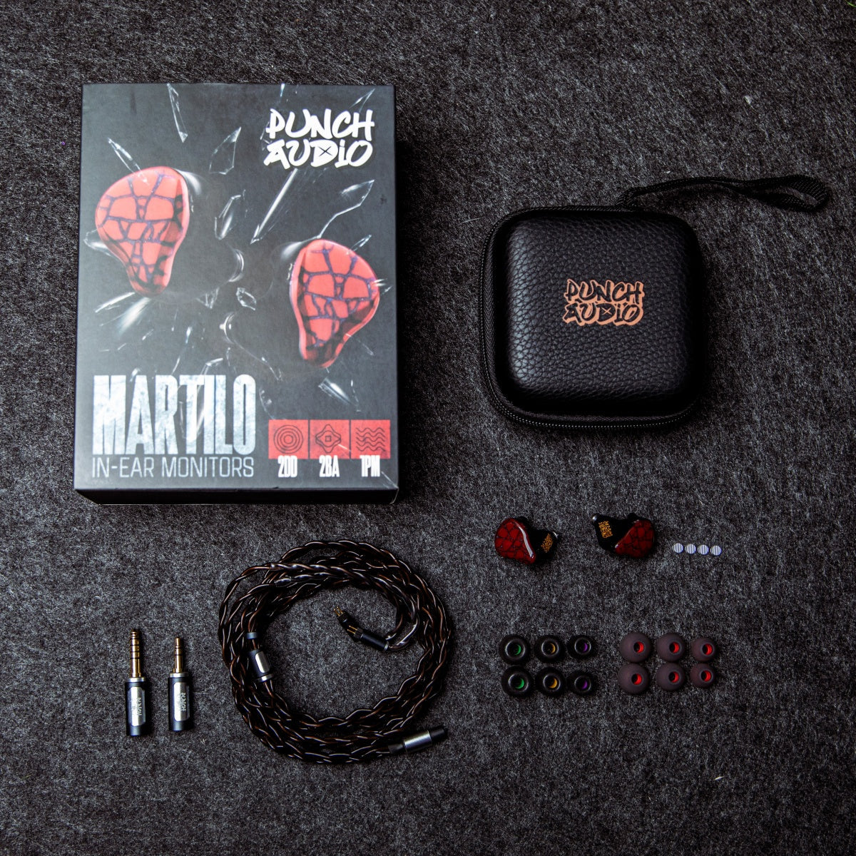 Punch Audio Martilo 1 Planar + 2BA + 2DD Basshead IEM