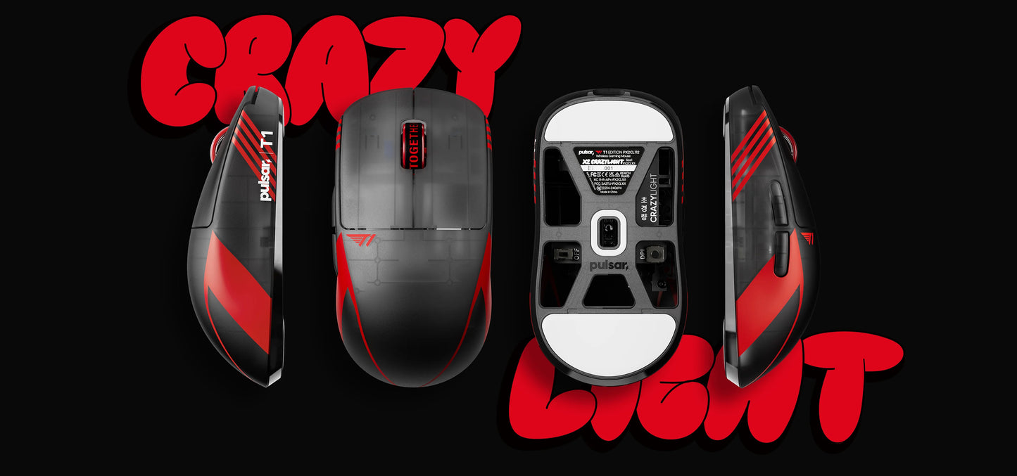 Pulsar [T1 Edition] X2 CrazyLight Gaming Mouse