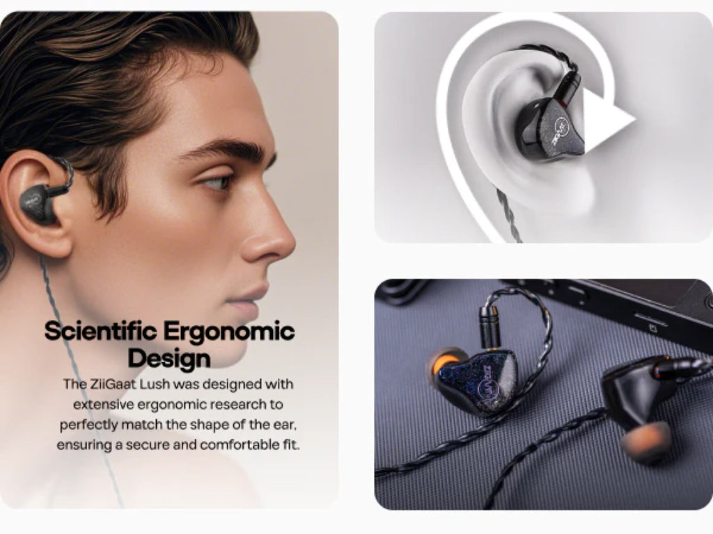 ZiiGaat Lush Studio 1DD+4BA Hybrid IEM