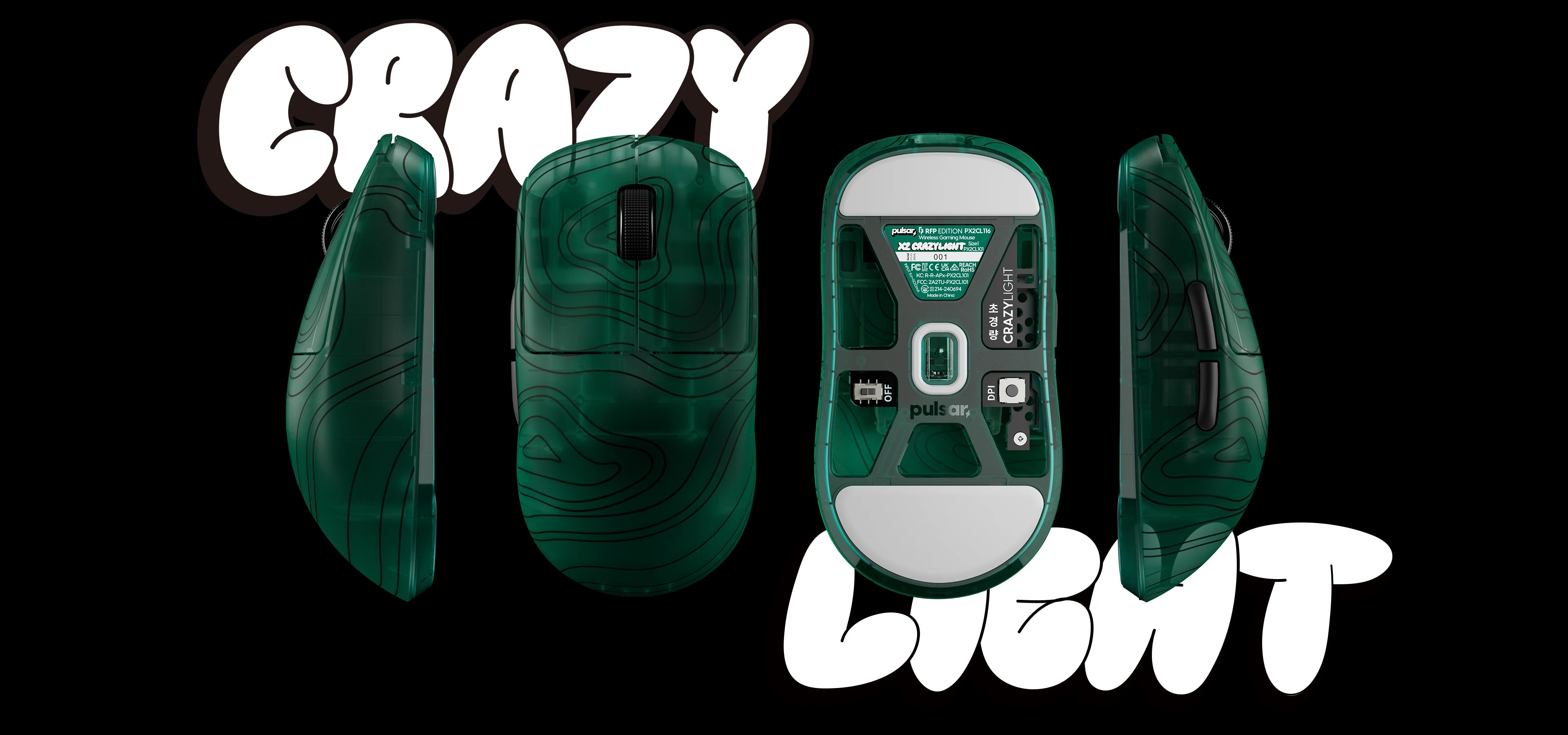 Pulsar [RandomFrankP Edition] X2 CrazyLight Wireless Gaming Mouse