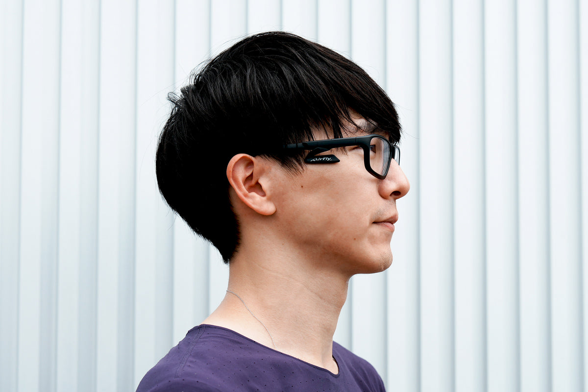Airfly AF-803 - 807 Black Collection Nosepad-free Prescription Eyeglasses (PRE-ORDER: 12 DAYS)