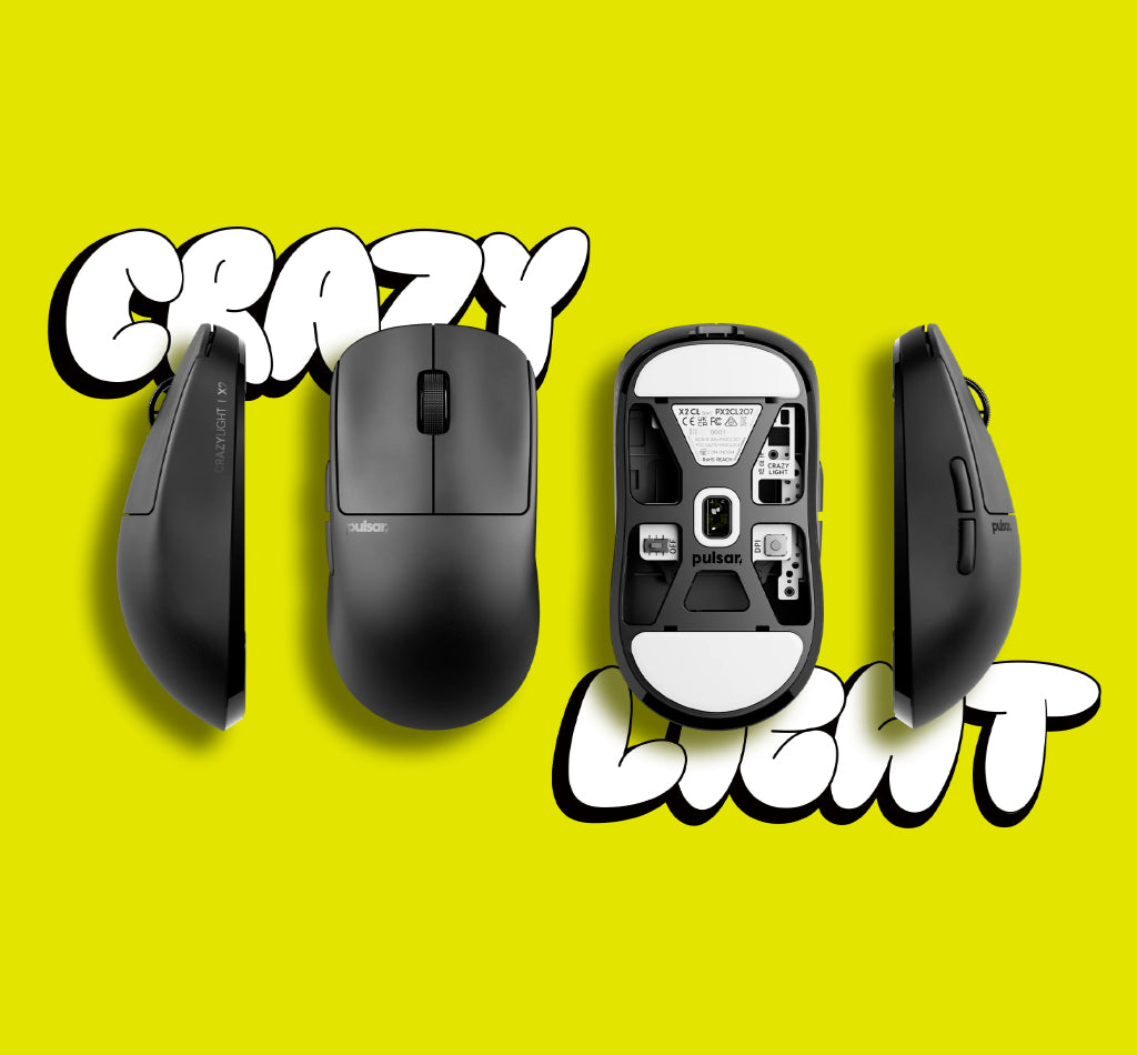 Pulsar X2 CRAZYLIGHT Medium Wireless Gaming Mouse - The Finals