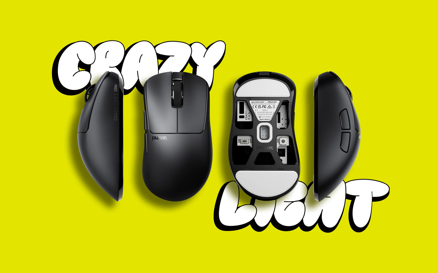 Pulsar Xlite V4 CrazyLight Wireless Gaming Mouse