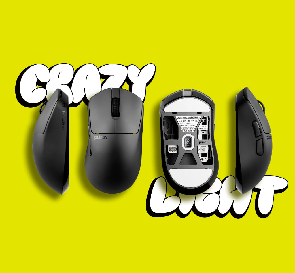 Pusar X3 CrazyLight Mini Wireless Gaming Mouse