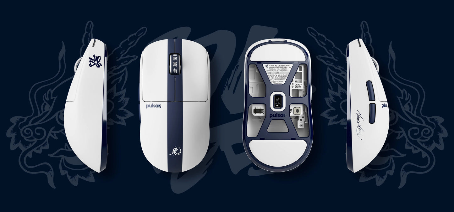 Pulsar [Bruce Lee 85th Edition] X2 CrazyLight Wireless Gaming Mouse