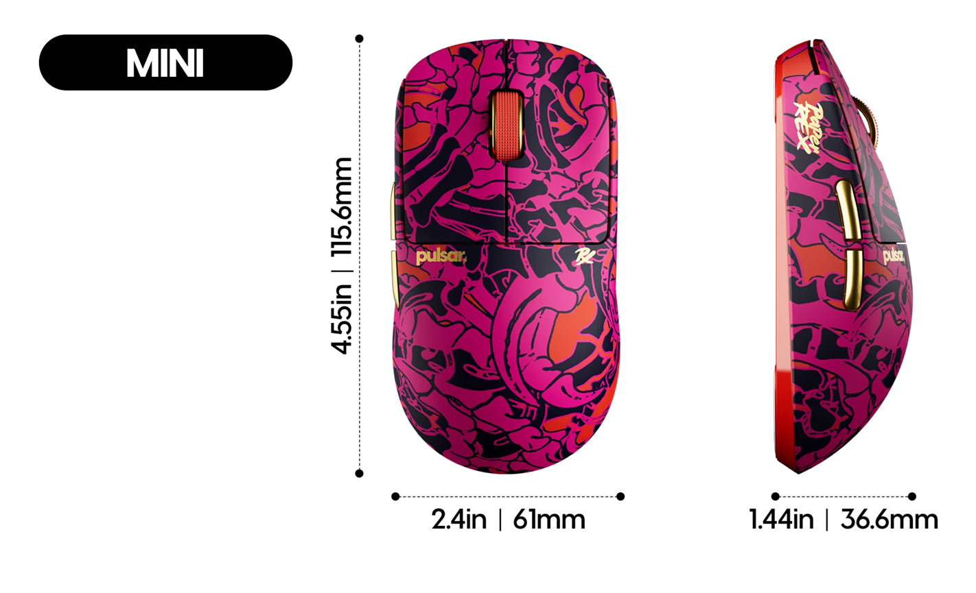 Pulsar [PRX Pacific Gold Edition] X2 CrazyLight Gaming Mouse