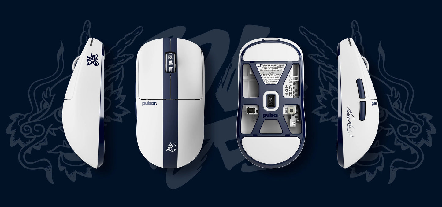 Pulsar [Bruce Lee 85th Edition] X2 CrazyLight Wireless Gaming Mouse