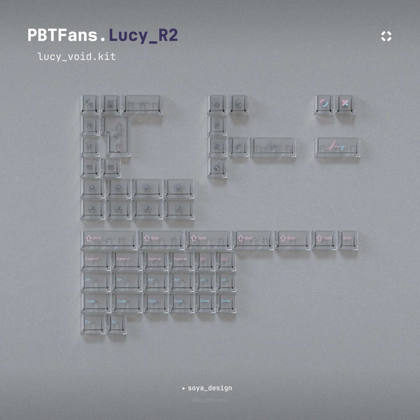 Kbdfans PBTfans Lucy R2 Keycaps