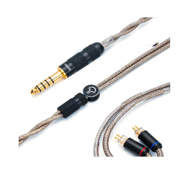 Yongse GreyBunny Single Crystal Copper + Silver-plated Single Crystal Copper Cable 3.5mm