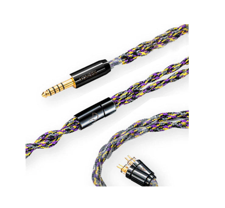 Yongse 1947Pro 6N 4 strands Single Crystal Copper Silver Plated Earphones Cable (4.4MM/2PIN)