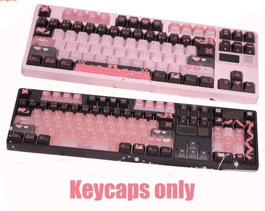 Lace Angel Nya PBT+PC Cherry Profile Keycaps