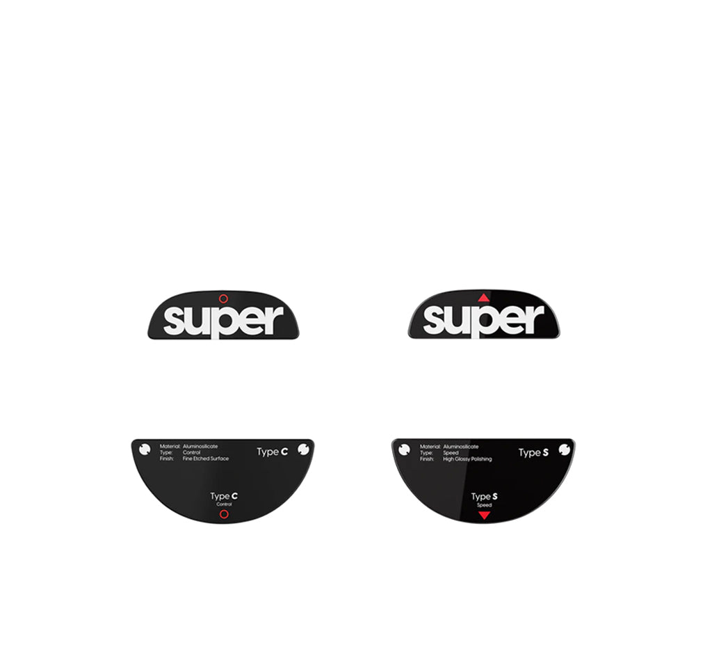 Pulsar Superglide Glass Skates for Mouse TenZ Signature
