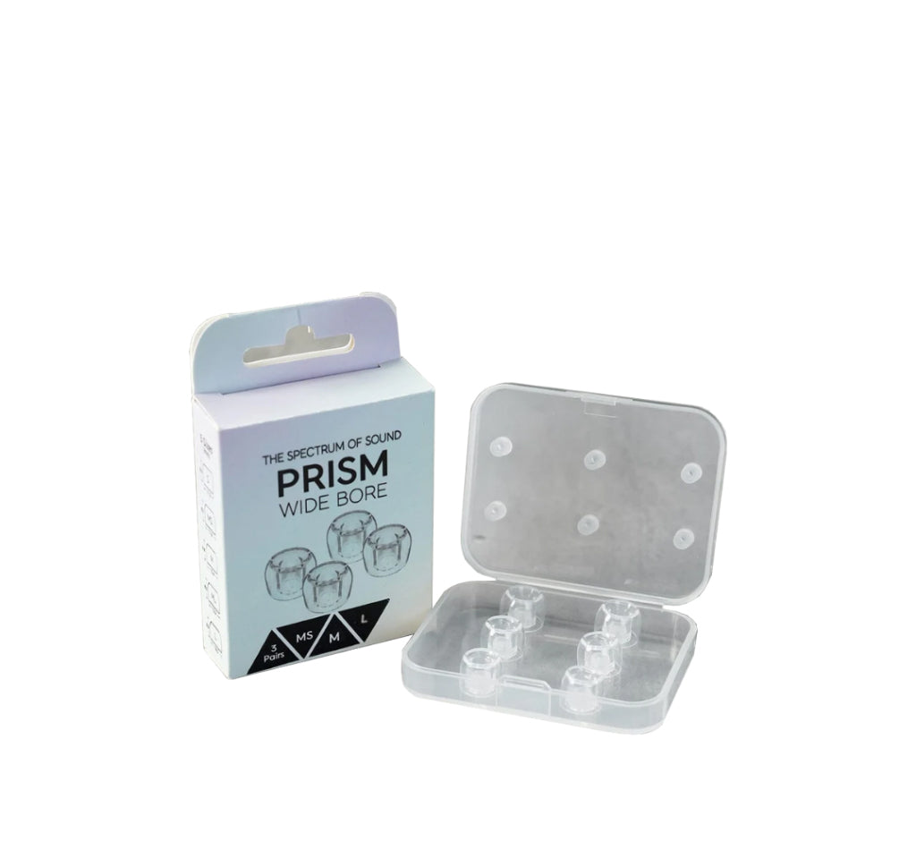 Divinus Prism Wide Bore LSR Eartips (3pairs/MS+M+L)