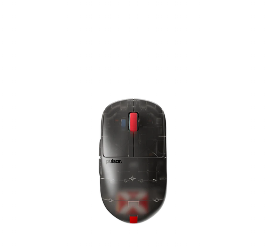 Pulsar X2H Medium Wireless Gaming Mouse [Clear Black Edition]