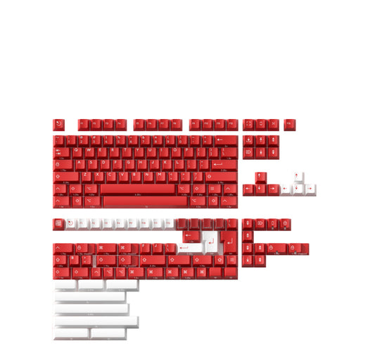Kbdfans PBTfans Courage Red Keycaps