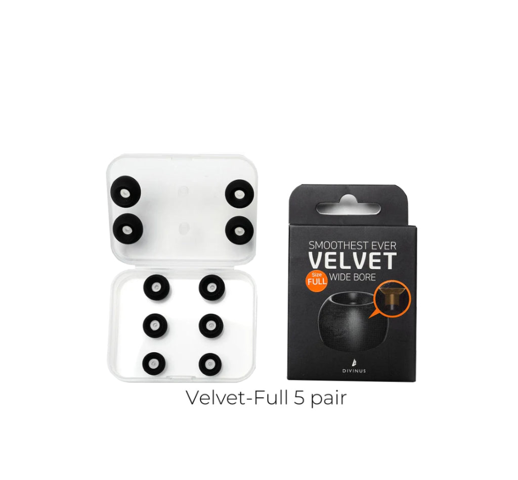 Divinus Velvet Wide Bore Eartips