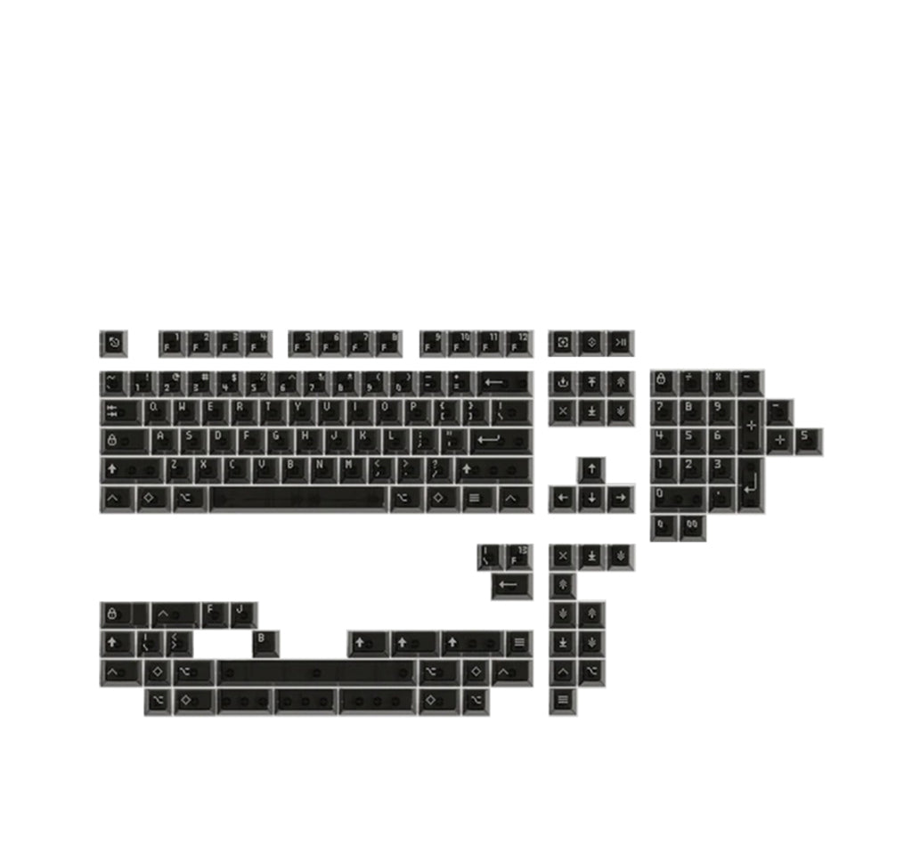 Asimov Cherry Profile Transparent Keycaps with FREE Cleaning Cloth