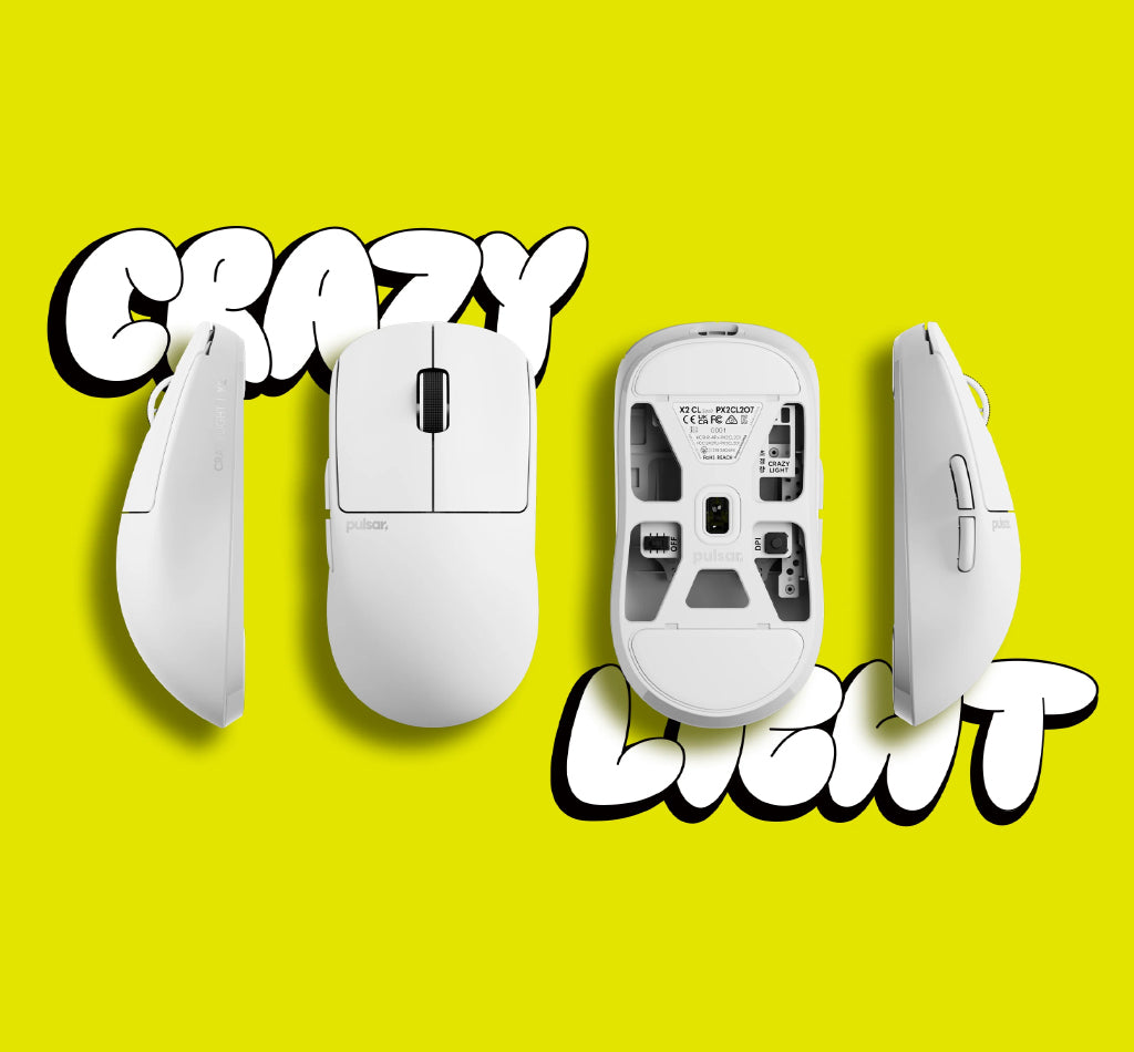 Pulsar X2 CrazyLight Wireless Medium Gaming Mouse