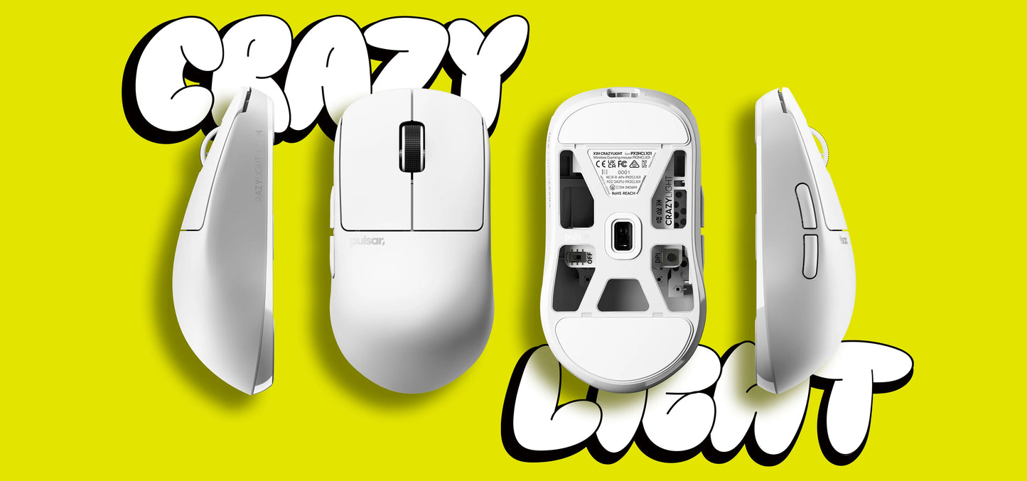 Pulsar X2H CrazyLight Wireless Gaming Mouse