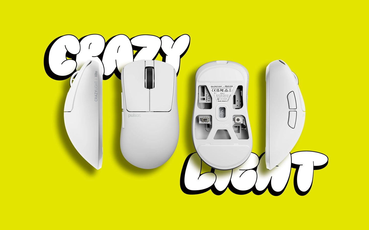 Pulsar Xlite V4 CrazyLight Wireless Gaming Mouse