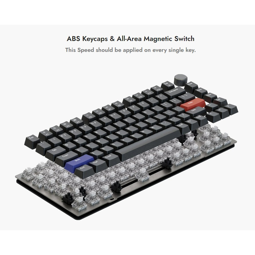 DRUNKDEER A75 Wired Actuation-Distance-Adjustable Magnetic Switch Keyboard