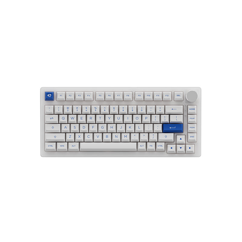 Akko PC75B Plus Blue On White