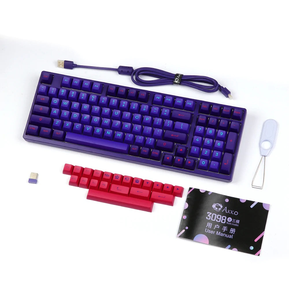 AKKO 3098B Neon Multi-Mode Keyboard