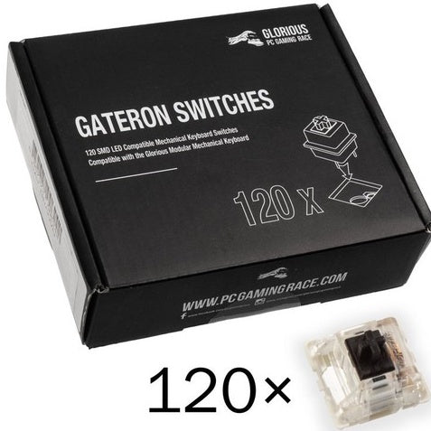 GLORIOUS Gateron Mechanical Switches Box of 120pcs