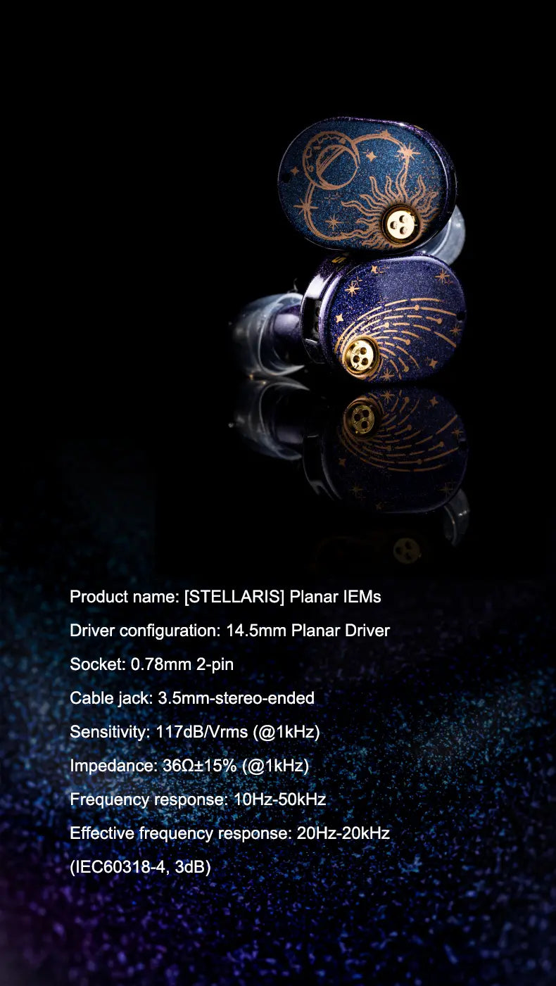MOONDROP Stellaris 14.5mm Planar Driver In-Ear Monitor