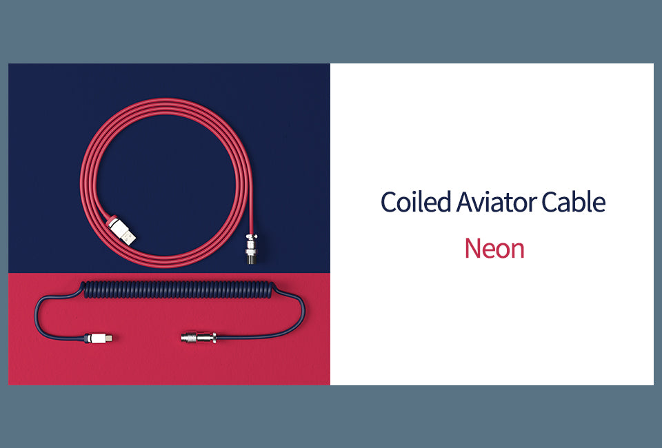 AKKO Coiled Aviator Cable